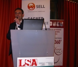 Eric Grasland à la conférence Force de vente LSA 2013 en tant qu'expert de l'externalisation des forces de vente